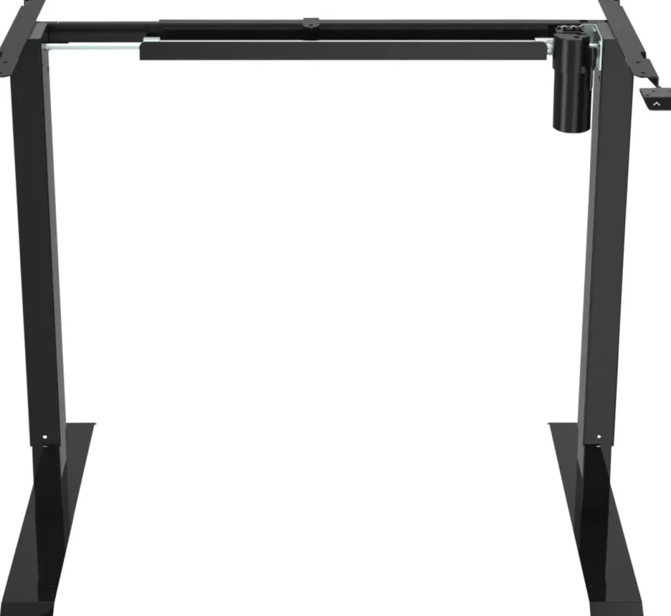 euroseats 1-Motor Zit-sta-frame Rechthoekig T-Voet 1.210 (B) x 500 (D) x 1.210 (H) mm Metaal