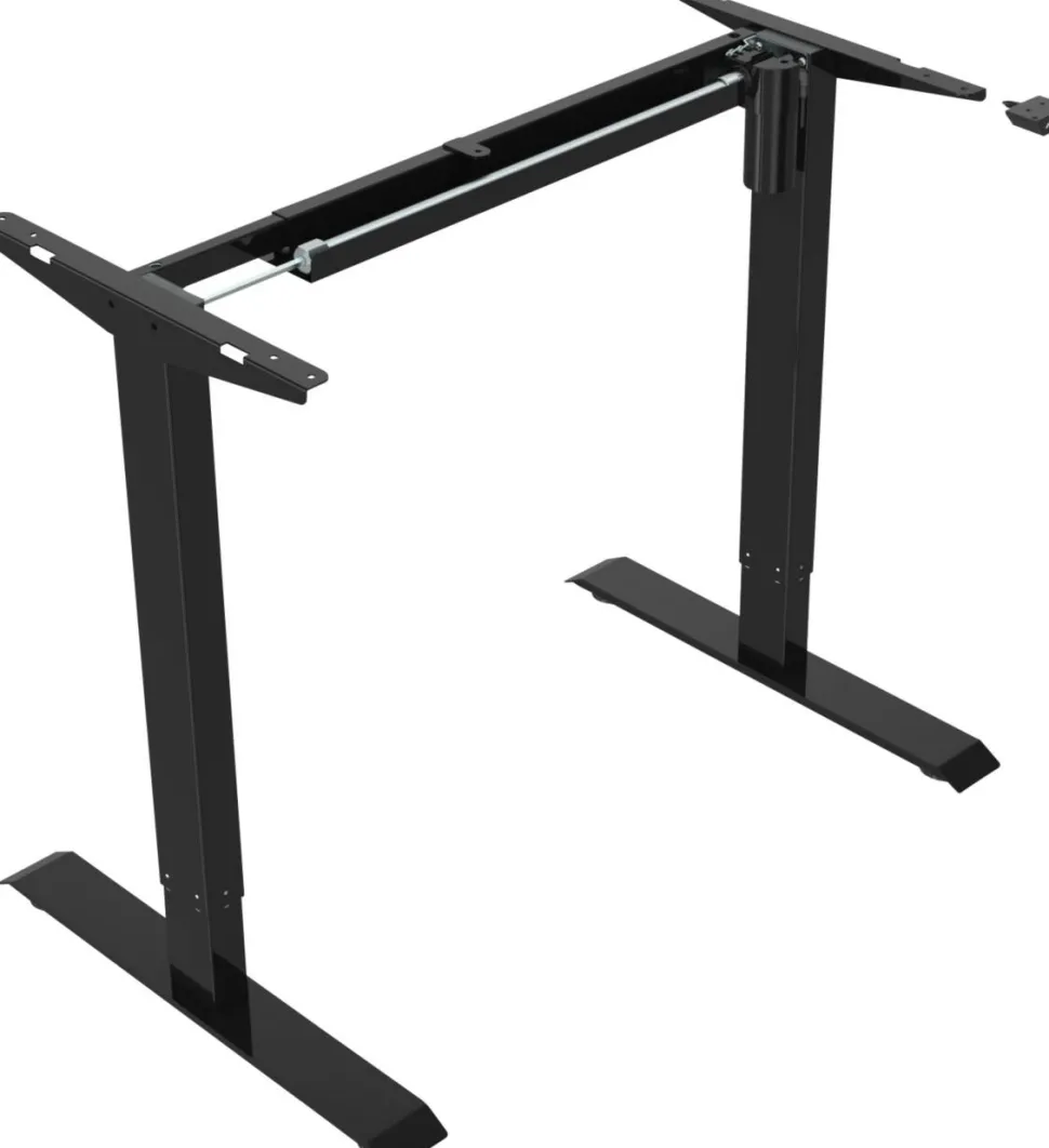 euroseats 1-Motor Zit-sta-frame Rechthoekig T-Voet 1.210 (B) x 500 (D) x 1.210 (H) mm Metaal