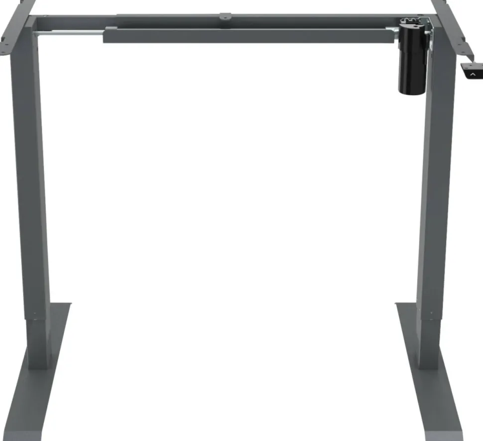 euroseats 1-Motor Zit-sta-frame Rechthoekig T-Voet 1.210 (B) x 500 (D) x 1.210 (H) mm Metaal