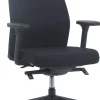 euroseats Torino bureaustoel stof zwart