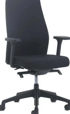 euroseats Torino bureaustoel stof zwart