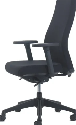 euroseats Torino bureaustoel stof zwart