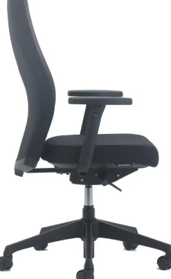 euroseats Torino bureaustoel stof zwart