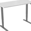 euroseats Zit-sta-bureau Rechthoekig T-Voet 1.600 (B) x 800 (D) x 1.275 (H) mm Metaal