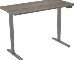 euroseats Zit-sta-bureau Rechthoekig Logan Eiken T-Voet 1.800 (B) x 800 (D) x 1.275 (H) mm Metaal