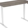 euroseats Zit-sta-bureau Rechthoekig Logan Eiken T-Voet 1.800 (B) x 800 (D) x 1.275 (H) mm Metaal