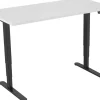 euroseats Zit-sta-bureau Rechthoekig T-Voet 1.800 (B) x 800 (D) x 1.275 (H) mm Metaal