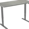 euroseats Zit-sta-bureau Rechthoekig Oxyd Beton T-Voet 1.800 (B) x 800 (D) x 1.275 (H) mm Metaal
