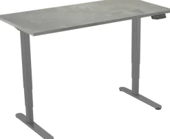 euroseats Zit-sta-bureau Rechthoekig Oxyd Beton T-Voet 1.800 (B) x 800 (D) x 1.275 (H) mm Metaal