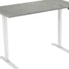 euroseats Zit-sta-bureau Rechthoekig Oxyd Beton T-Voet 1.800 (B) x 800 (D) x 1.275 (H) mm Metaal