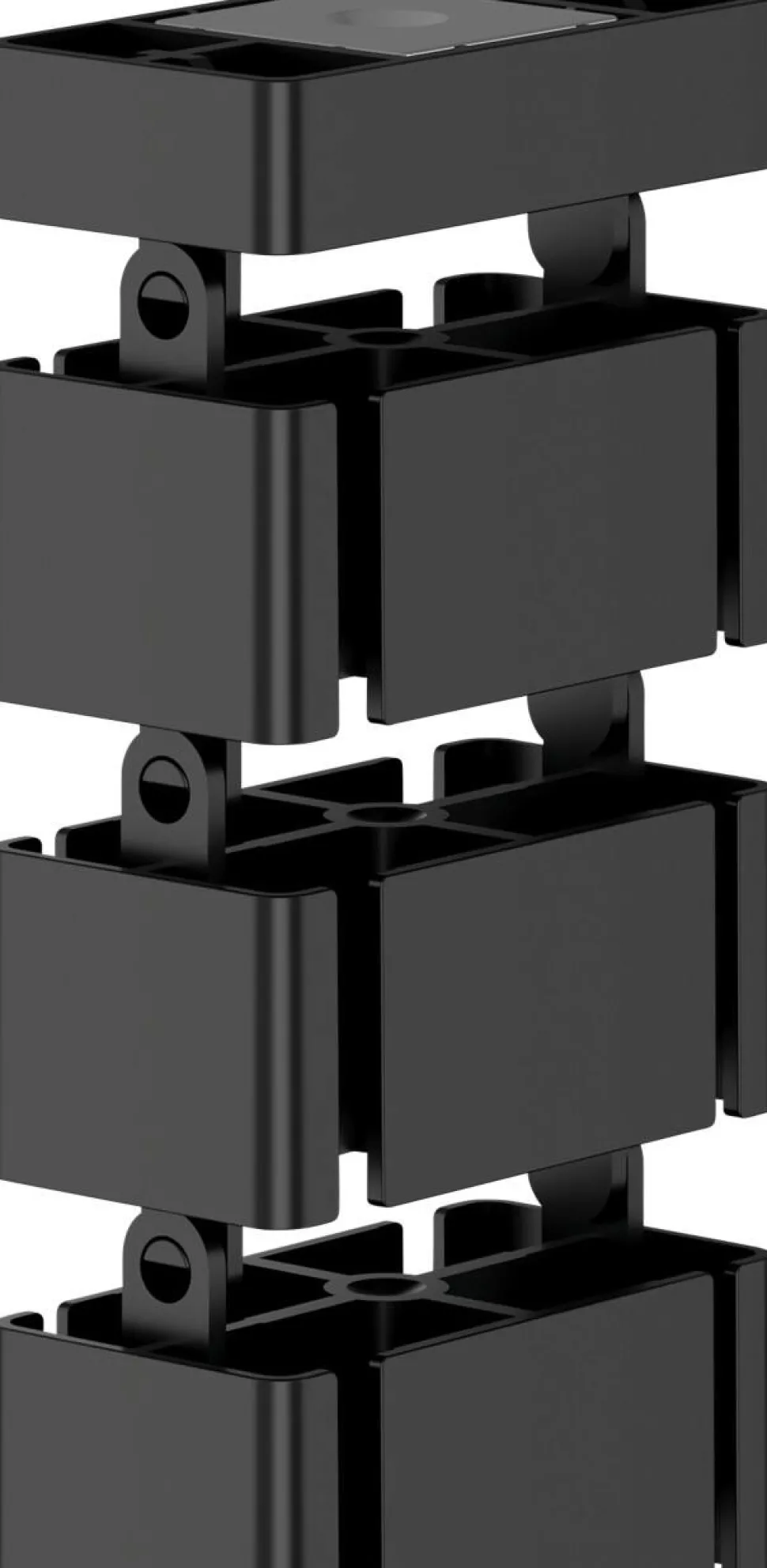 Fellowes Kabelgoot Zwart 129 x 107 x 1.288 mm
