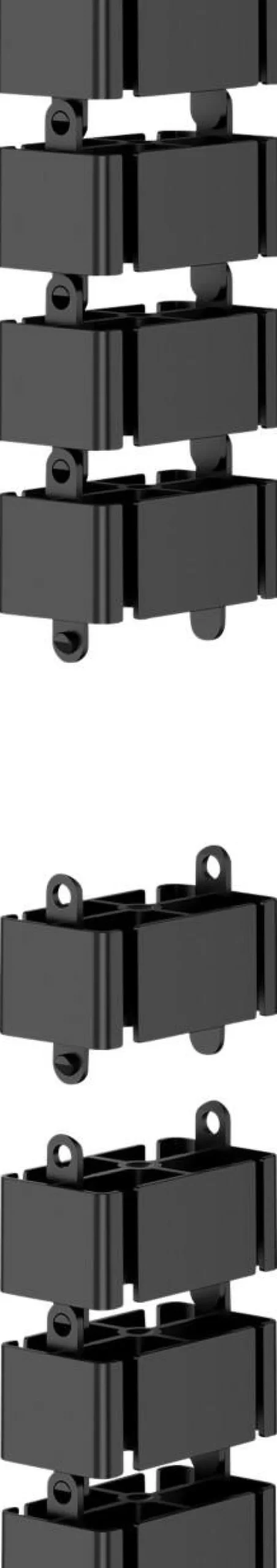 Fellowes Kabelgoot Zwart 129 x 107 x 1.288 mm