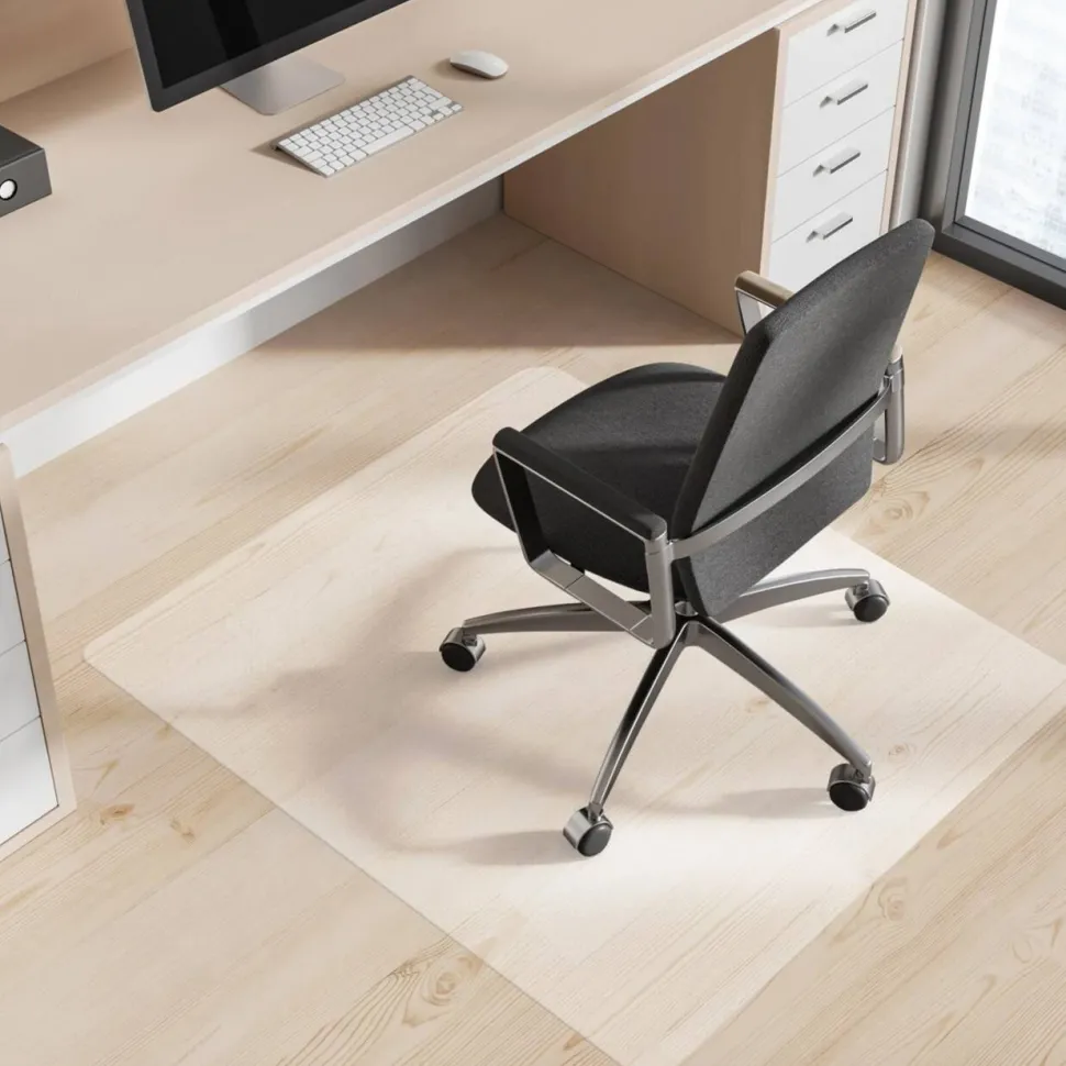 FLOORDIREKT PRO Eco Stoelmat PET (Polyetheentereftalaat) Transparant 114 x 130 cm