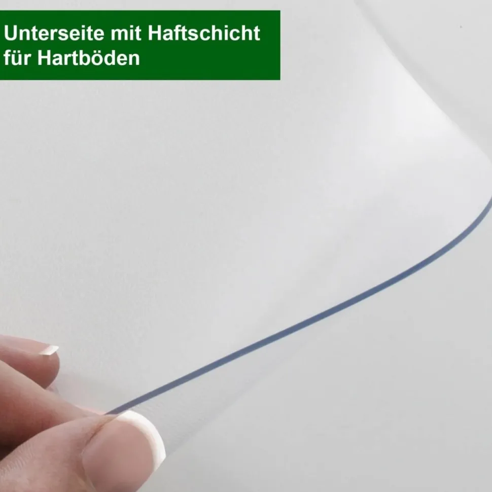 FLOORDIREKT PRO Neo Stoelmat voor harde vloeren Antislip Vinyl 90 x 120 cm