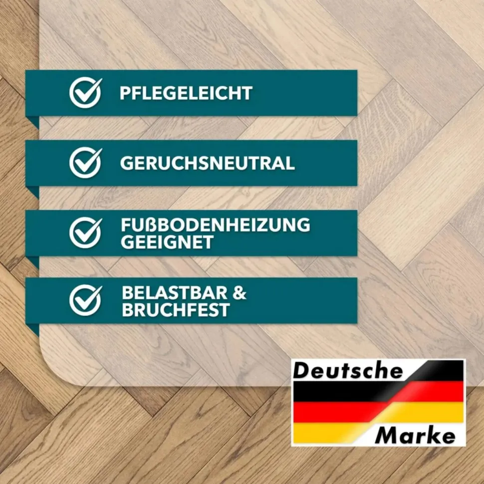 FLOORDIREKT PRO Stoelmat PC (polycarbonaat) Transparant 150 cm