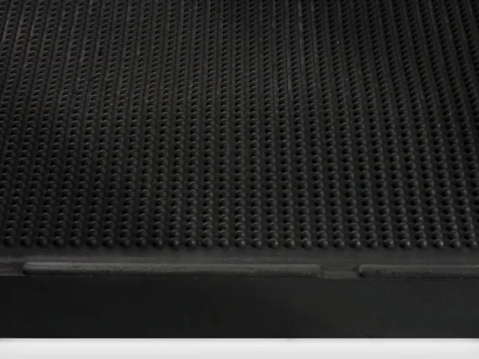 FLOORDIREKT STEP Santiago Trapmat Rubber Zwart 25 x 75 cm