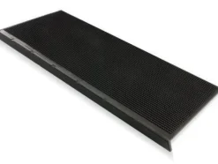 FLOORDIREKT STEP Santiago Trapmat Rubber Zwart 25 x 75 cm