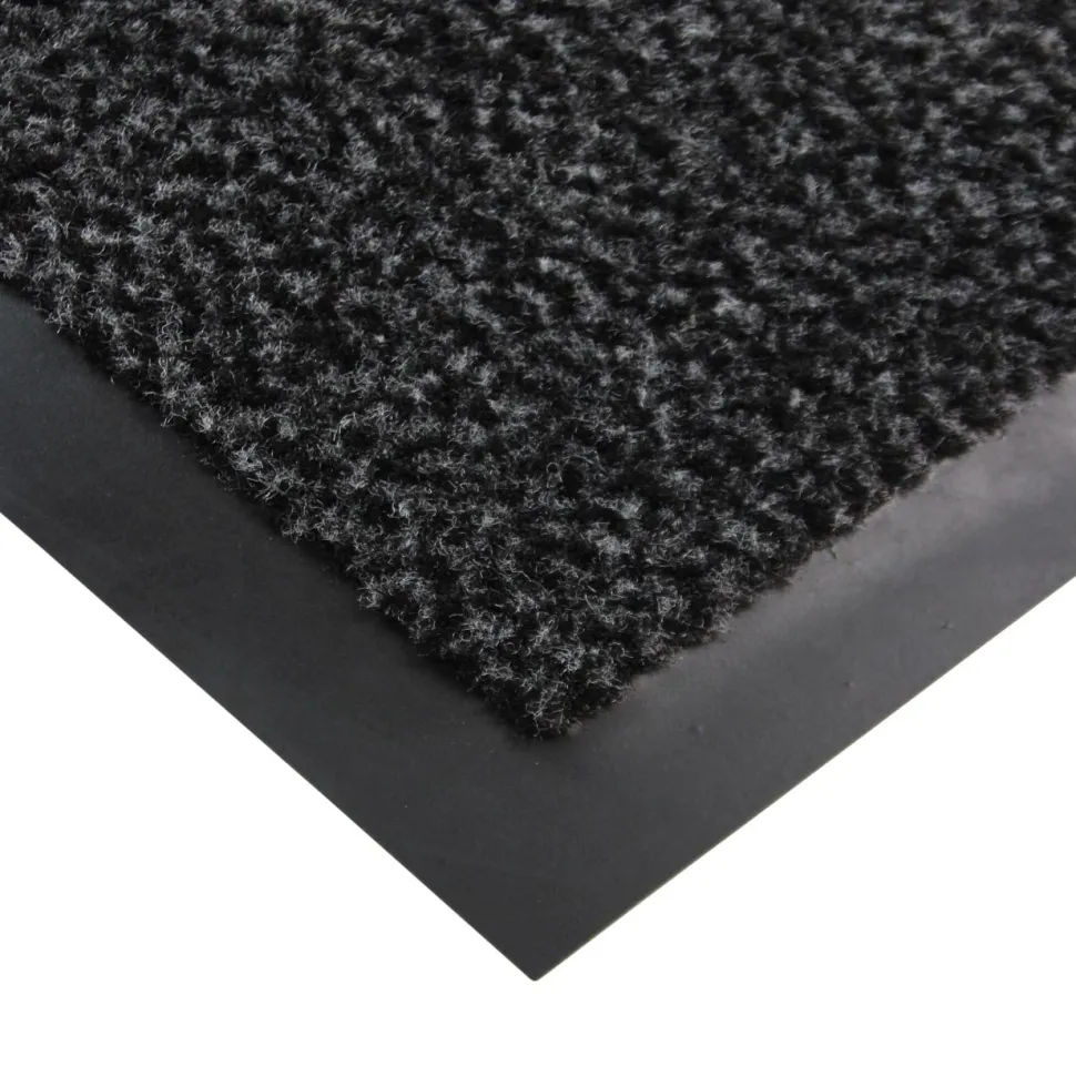 Floortex Deurmat Indoor Premium Grijs Microvezel, PP (Polypropeen), PVC (Polyvinylchloride)