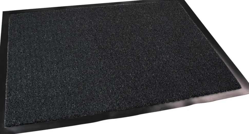 Floortex Deurmat Indoor Value Zwart PP (Polypropeen), PVC (Polyvinylchloride)