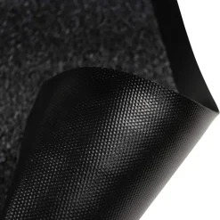 Floortex Deurmat Indoor Value Zwart PP (Polypropeen), PVC (Polyvinylchloride)