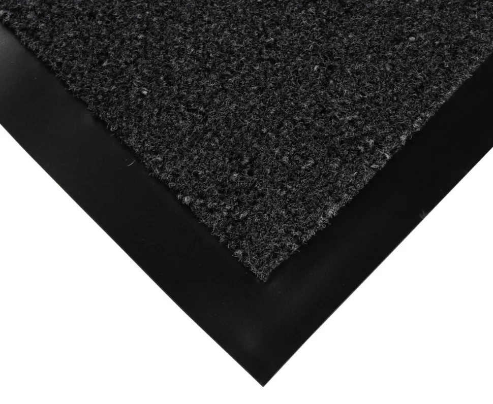 Floortex Deurmat Indoor Value Zwart PP (Polypropeen), PVC (Polyvinylchloride)