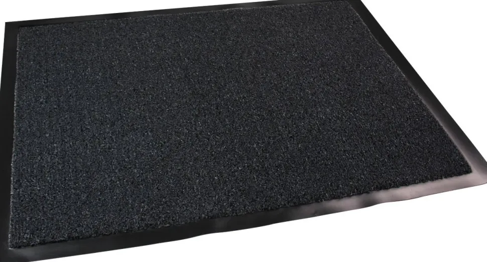 Floortex Deurmat Indoor Value Zwart PP (Polypropeen), PVC (Polyvinylchloride)