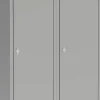Garderobekast Metaal 2 deuren Hangslot 800 x 500 x 1.800 mm Grijs