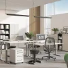GERMANIA AGENDA Elektronisch in hoogte verstelbaar Bureau Lichtgrijs 1.400 (B) x 800 (D) x 1.200 (H) mm