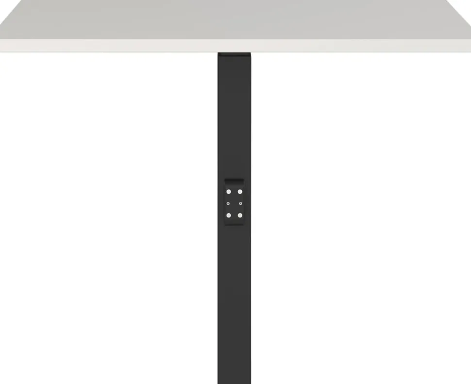 GERMANIA AGENDA Hoekverbinding 80 (B) x 80 (D) x 91 (H) cm Lichtgrijs, zwart