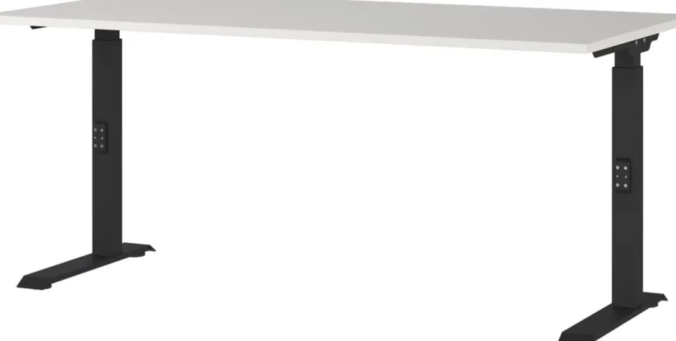 GERMANIA AGENDA In hoogte verstelbaar Bureau Lichtgrijs 1.600 (B) x 800 (D) x 910 (H) mm