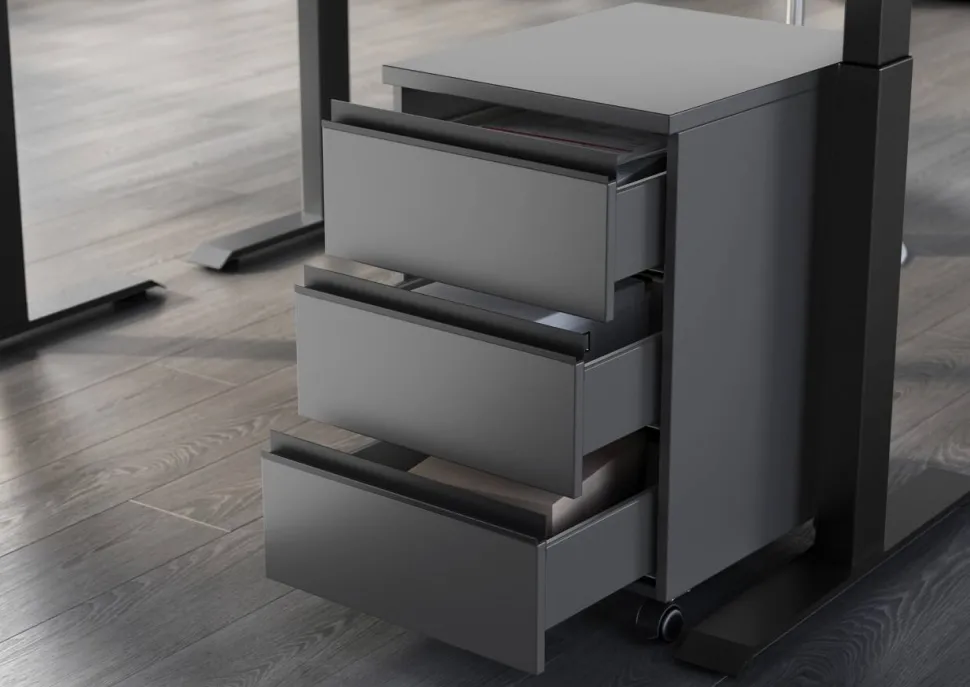 GERMANIA BEDANO Mobiel ladeblok 3 Lades 400 x 500 x 630 mm