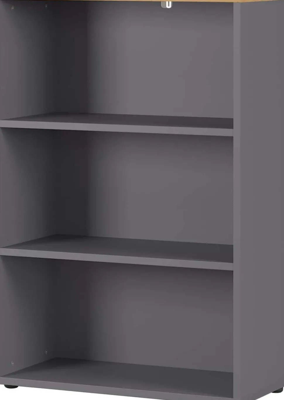Germania boekenkast 4231-564 bruin, donkergrijs, eiken 800 mm (B) X 400 mm (D) X 1200 mm (H)