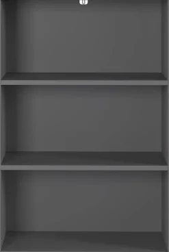 Germania boekenkast 4231-547 grafiet 800 mm (B) X 400 mm (D) X 1200 mm (H)