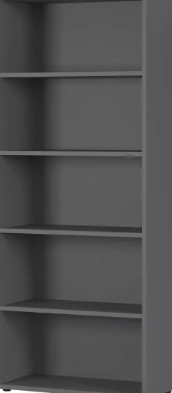 Germania boekenkast 4235-547 grafiet 800 mm (B) X 400 mm (D) X 1970 mm (H)