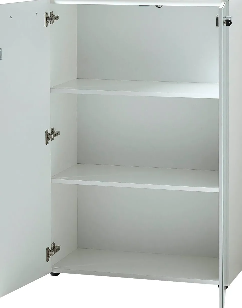GERMANIA Gemelamineerde spaanplaat Kast Afsluitbaar 800 x 370 x 1.200 mm Wit