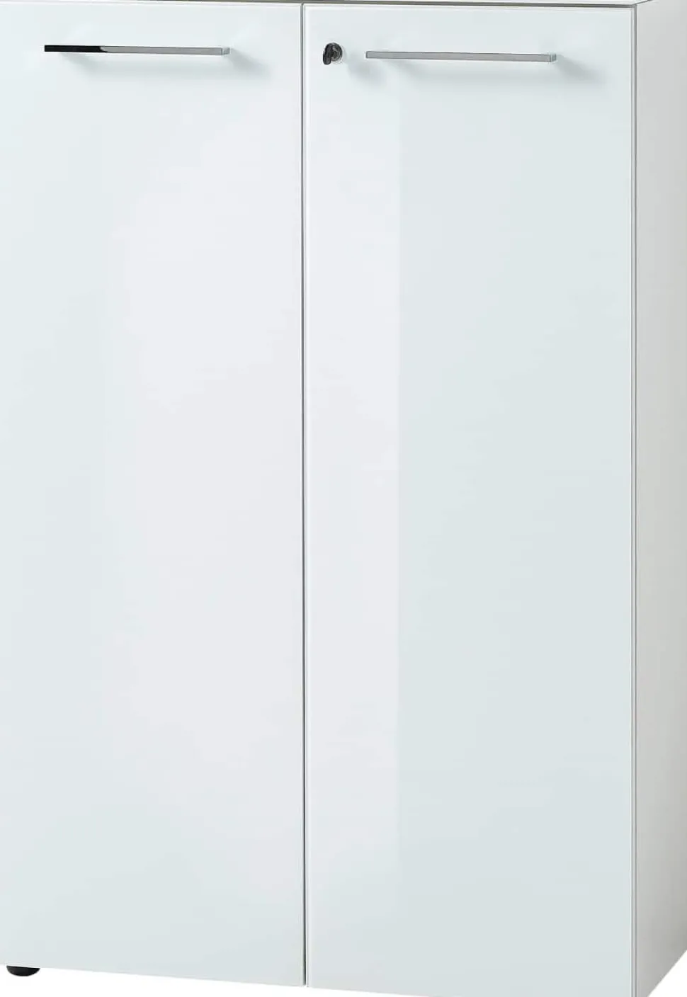 GERMANIA Gemelamineerde spaanplaat Kast Afsluitbaar 800 x 370 x 1.200 mm Wit