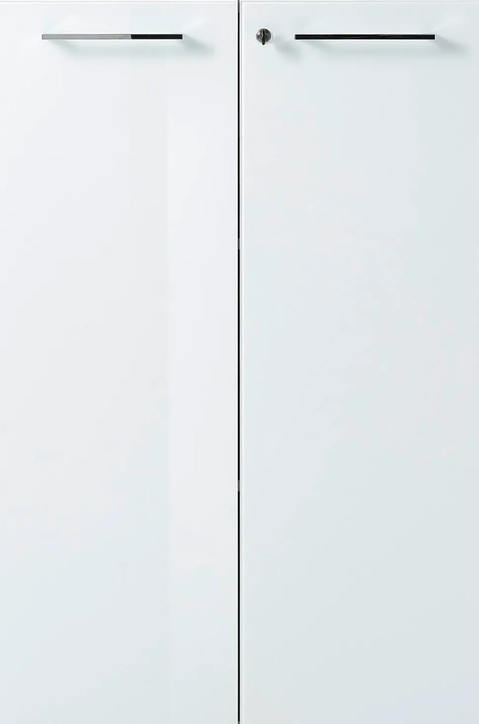 GERMANIA Gemelamineerde spaanplaat Kast Afsluitbaar 800 x 370 x 1.200 mm Wit