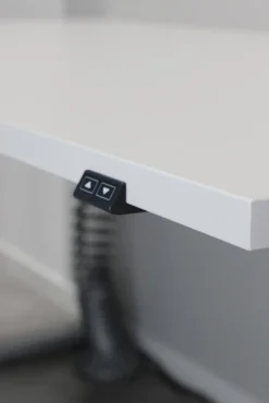 GERMANIA GW-Agenda Elektrisch Hoogteverstelbaar Zit-sta-bureau Rechthoekig Melamine T-Voet 1.800 x 800 mm