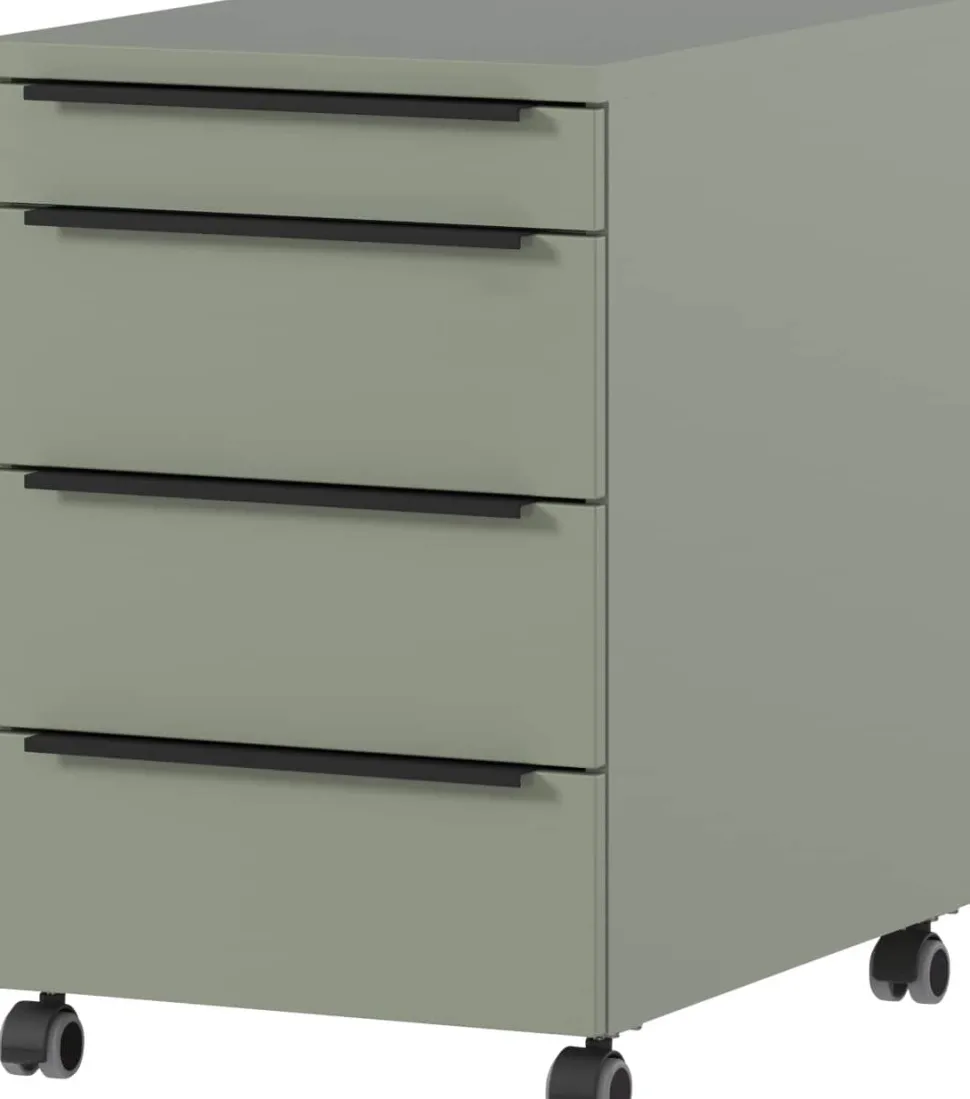 GERMANIA GW-Mailand 4377-628 Mobiel ladeblok 4 Lades 420 x 600 x 630 mm