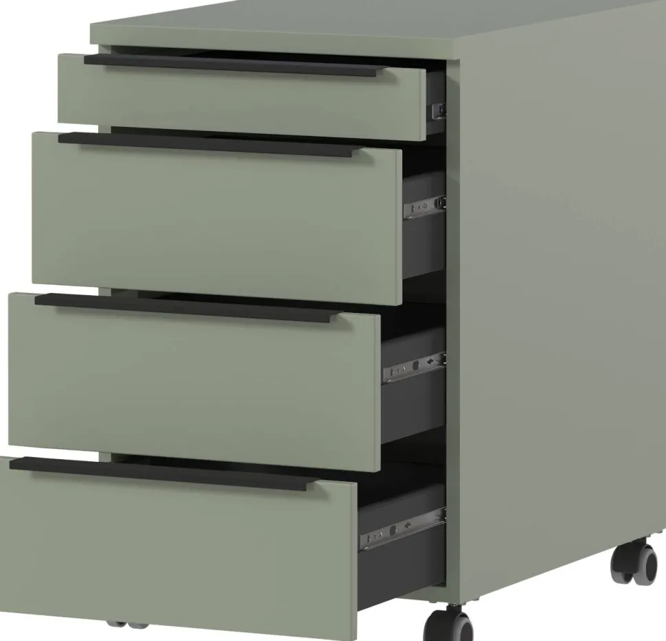GERMANIA GW-Mailand 4377-628 Mobiel ladeblok 4 Lades 420 x 600 x 630 mm