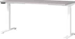 GERMANIA GW-Mailand Hoogteverstelbaar Zit-sta-bureau Beige T-Voet 1,600 (B) x 800 (D) x 1,200 (H) mm Spaanplaat, metaal