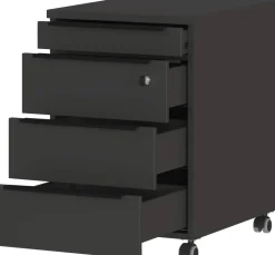 GERMANIA GW-Mailand Mobiel ladeblok Grafiet 4 Lades 420 x 600 x 630 mm