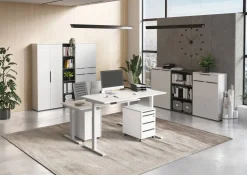 GERMANIA GW-Mailand Mobiel ladeblok Wit 4 Lades 420 x 600 x 630 mm