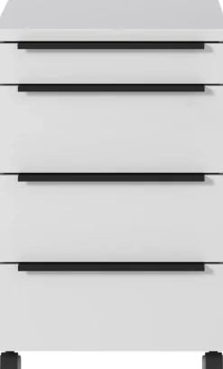 GERMANIA GW-Mailand Mobiel ladeblok Lichtgrijs 4 Lades 420 x 600 x 630 mm