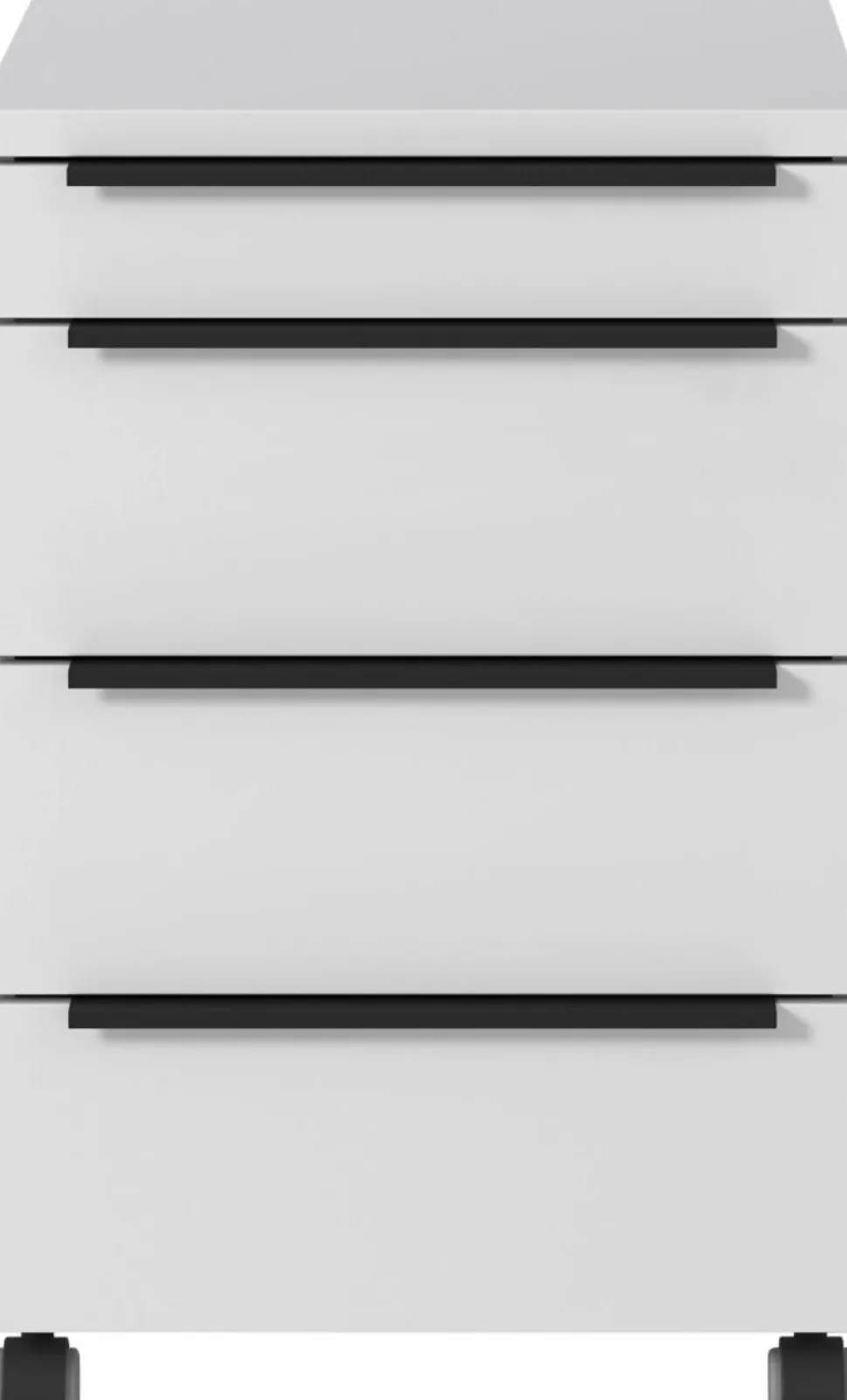GERMANIA GW-Mailand Mobiel ladeblok Lichtgrijs 4 Lades 420 x 600 x 630 mm