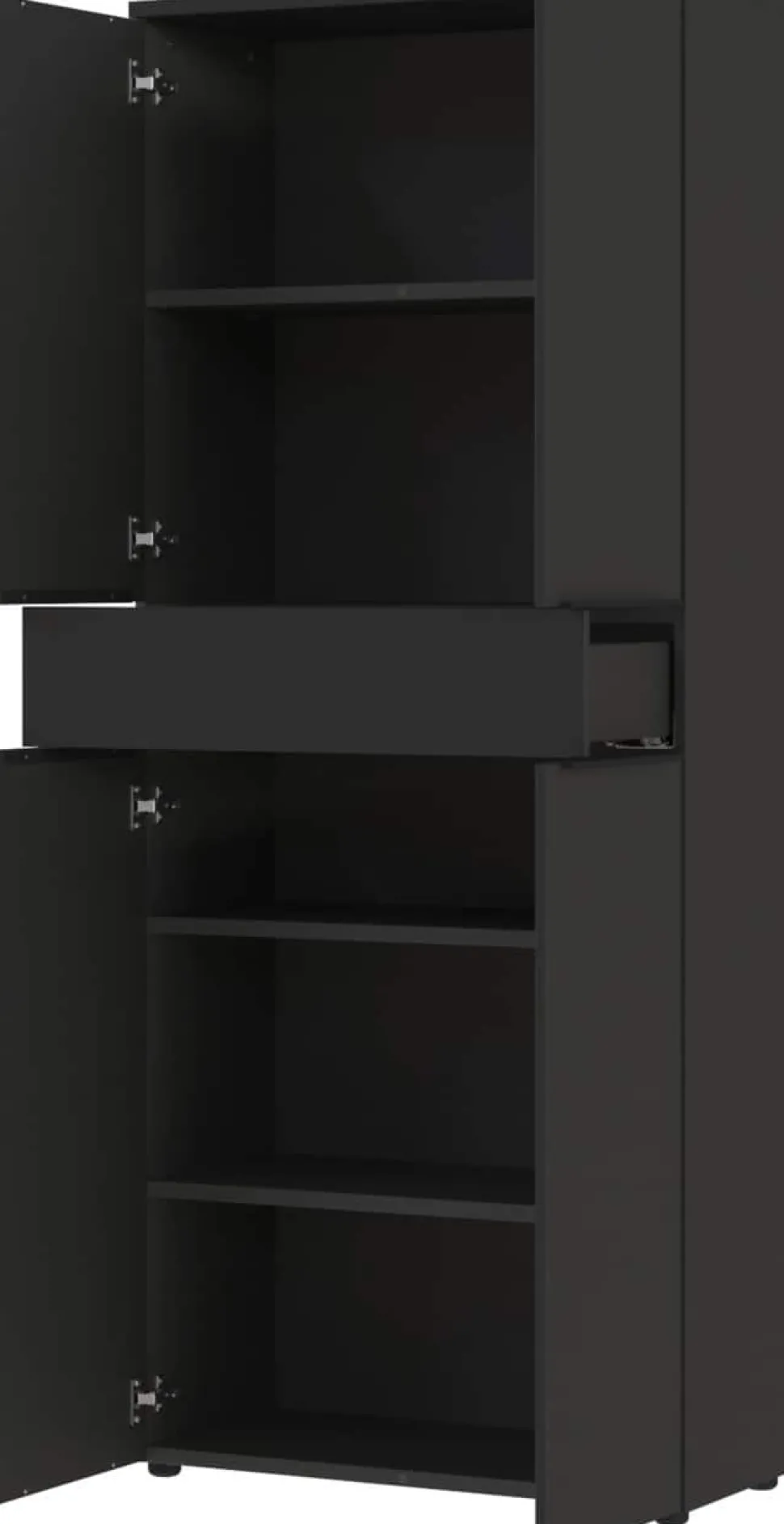GERMANIA GW-Mailand Spaanplaat Archiefkast 810 x 400 x 1.970 mm Grafiet