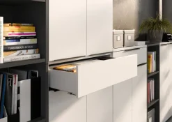 GERMANIA GW-Mailand Spaanplaat Archiefkast 810 x 400 x 1.970 mm Wit
