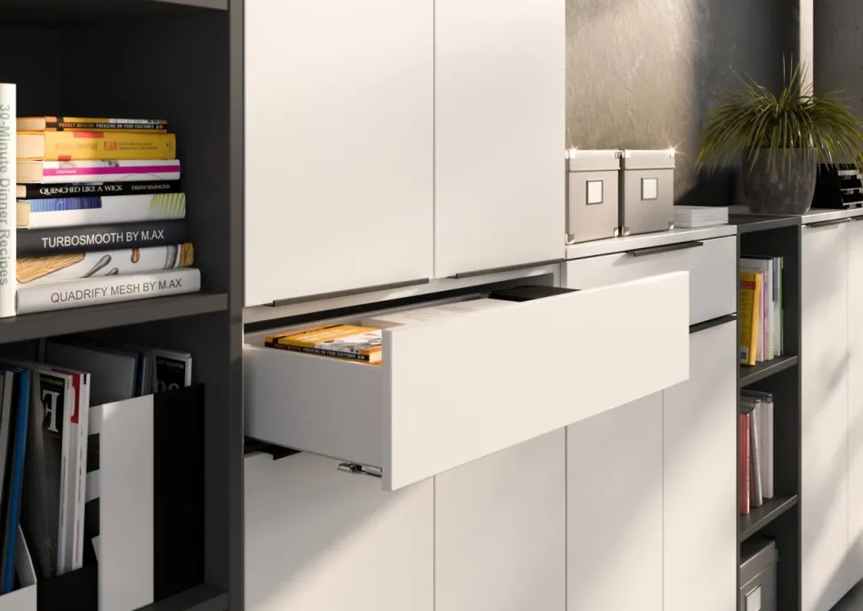 GERMANIA GW-Mailand Spaanplaat Archiefkast 810 x 400 x 1.970 mm Wit