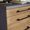 GERMANIA GW-Profi 2.0 Mobiel ladeblok 4 Lades 420 x 490 x 610 mm Eiken
