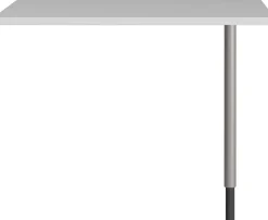 GERMANIA GW-Profi 2.0 vierkante bureau-uitbreiding 4255-583 lichtgrijs, zilver 800 x 800 mm
